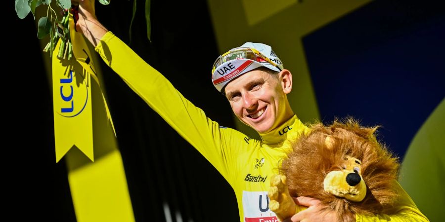 Dominiert bisher die Tour de France: Tadej Pogacar aus Slowenien.