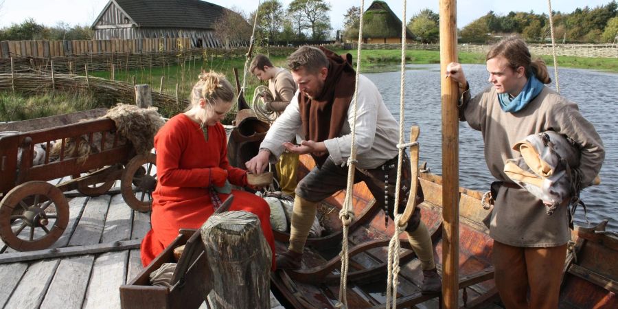 Zurück ins achte Jahrhundert: Eine Woche lang dreht sich im Ribe VikingeCenter alles um die Wikinger.