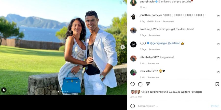 Cristiano Ronaldo Georgina Rodriguez