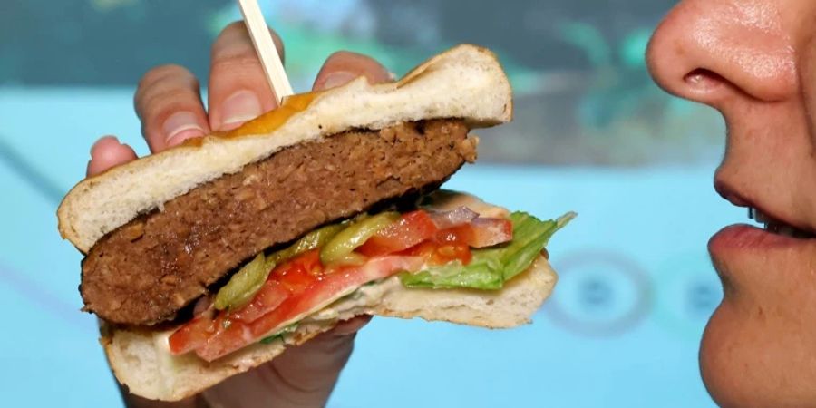 Ein Veggie-Burger
