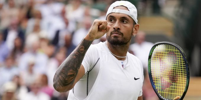 Nick Kyrgios steht kampflos im Final von Wimbledon. Nick Kyrgios Wimbledon