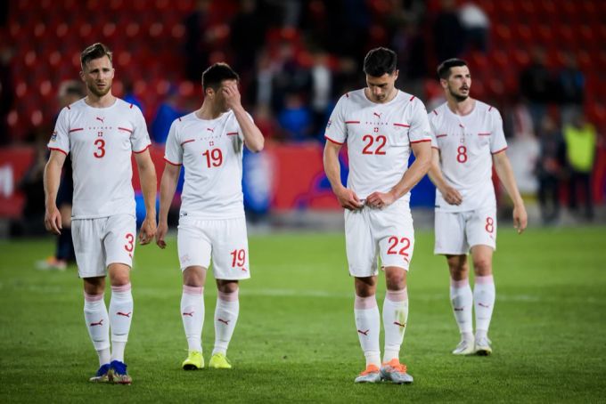 Laut Granit Xhaka stimmte die Ordnung im Spiel der Schweiz nicht. schweizer fussballnationalmannschaft
