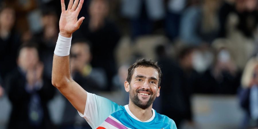 Muss sich gegen Casper Ruud beweisen: Der Kroate Marin Cilic steht im Halbfinale der French Open.