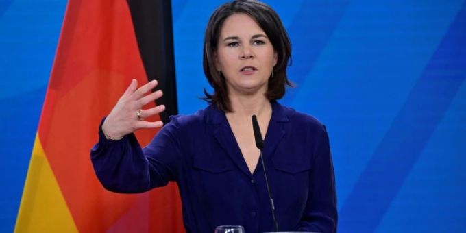 Bundesaussenministerin Annalena Baerbock. Annalena Baerbock