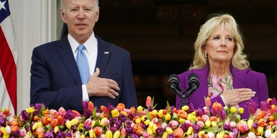 Präsident Biden mit Ehefrau Jill