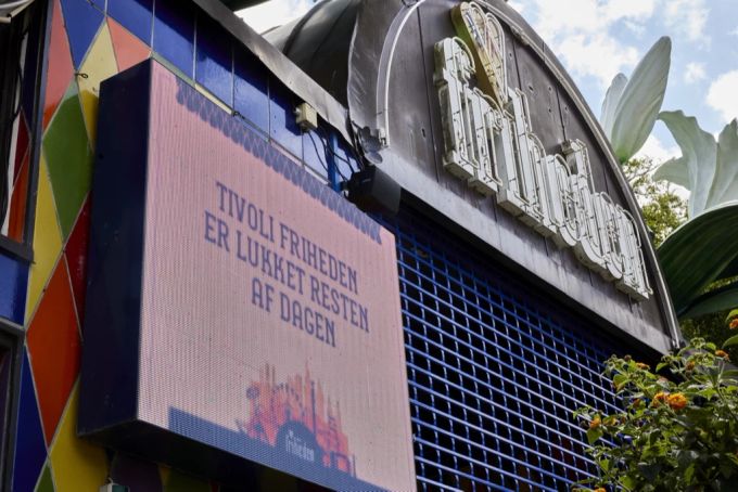 Der Freizeitpark Tivoli Friheden wurde für den Rest des Tages geschlossen. friheden