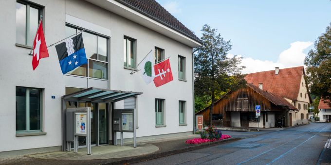 Das Gemeindehaus in Wallbach. Das Gemeindehaus in Wallbach.