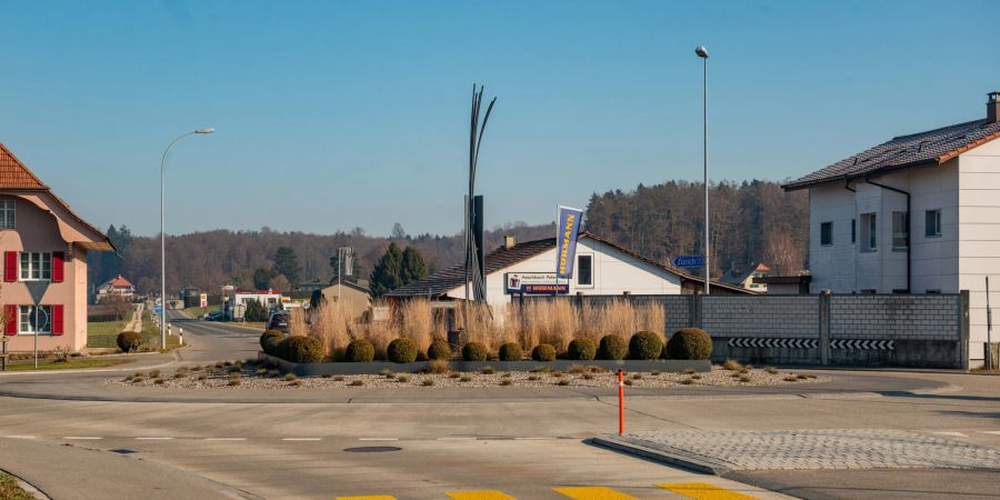 Der Autokreisel an der Zürichstrasse Richtung Herzogenbuchsee.