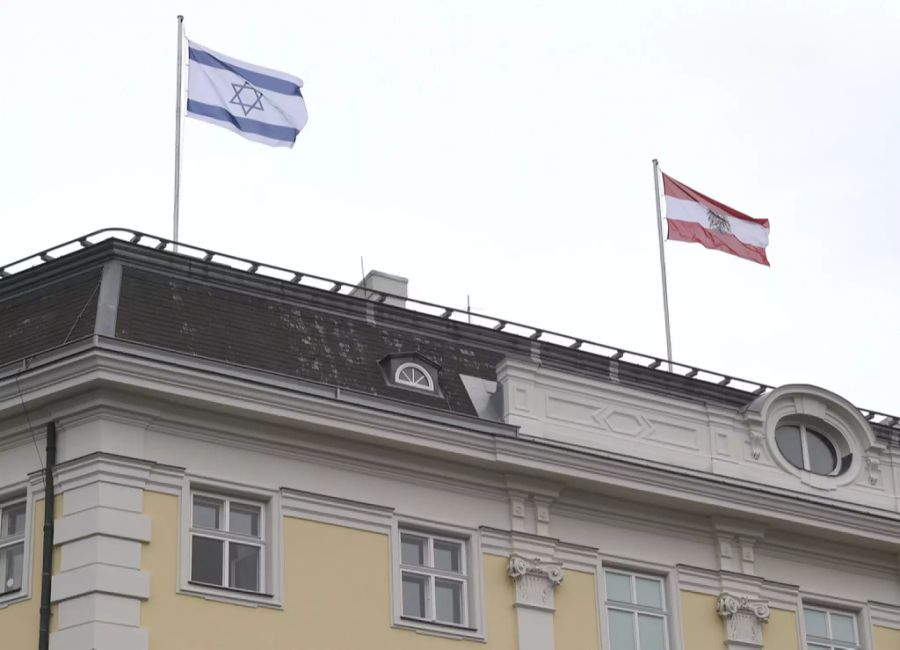 Österreich Israel Kurz Flagge