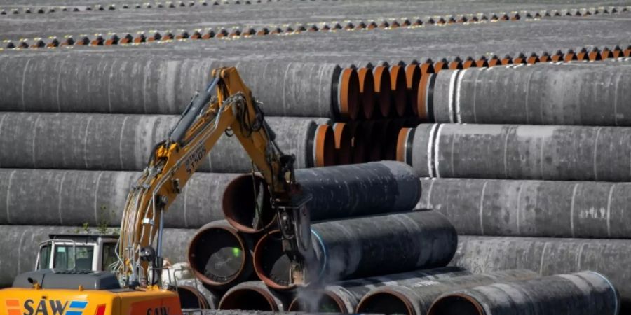 Pipeline-Teile auf Rügen