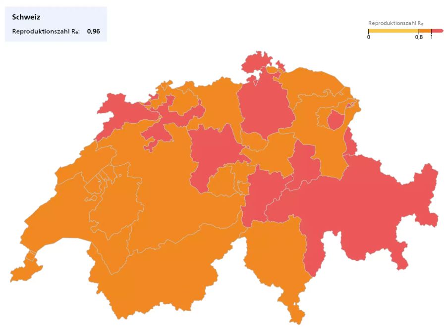 R-Wert Kantone