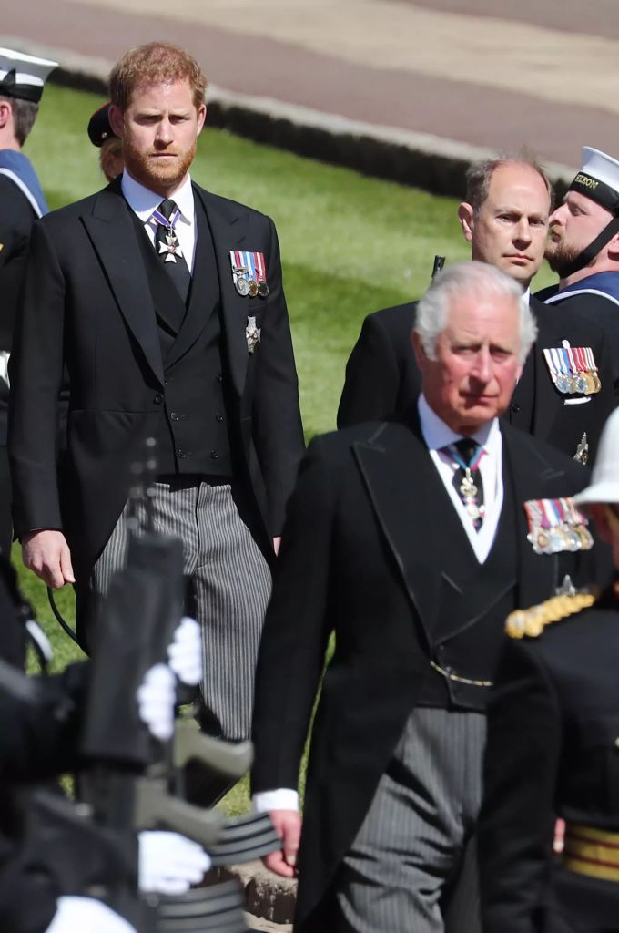 Prinz Charles und Prinz Harry trafen am Samstag das erste Mal seit dem Interview aufeinander. Prinz Charles Prinz Harry