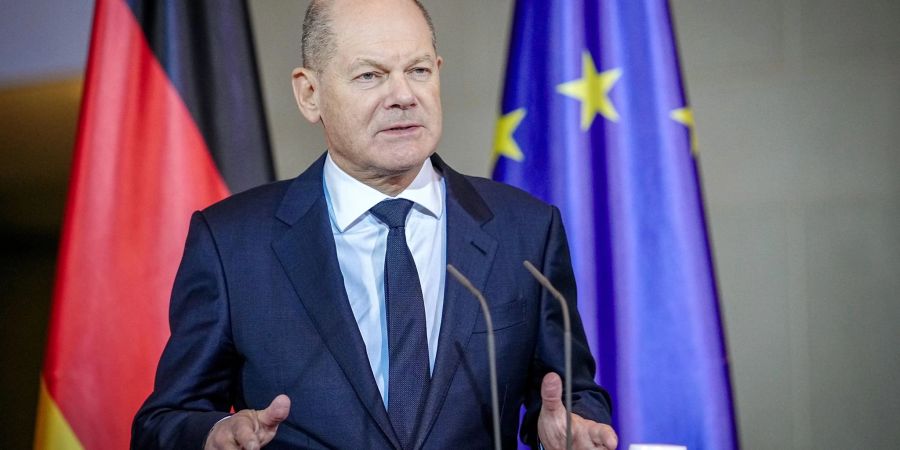 Bundeskanzler Olaf Scholz und seine Ampel-Regierung mit Grünen und FDP befinden sich seit Monaten im Stimmungstief.