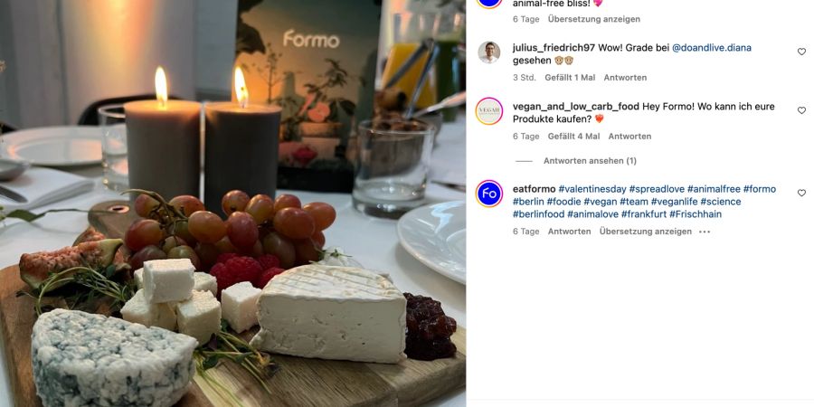 Das Startup Formo verspricht, Käse ohne Kuh herzustellen. Formo wurde von einem Schweizer gegründet, hat seinen Sitz aber in Berlin.