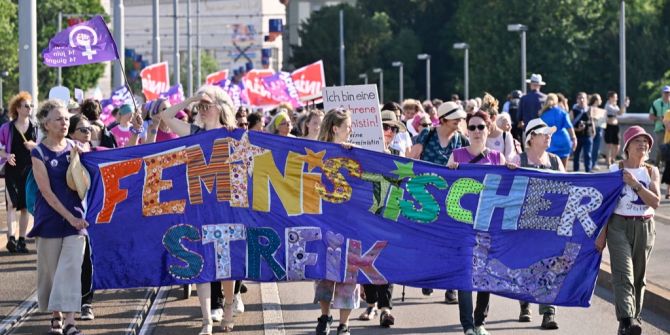 frauenstreik schule zürich plakat