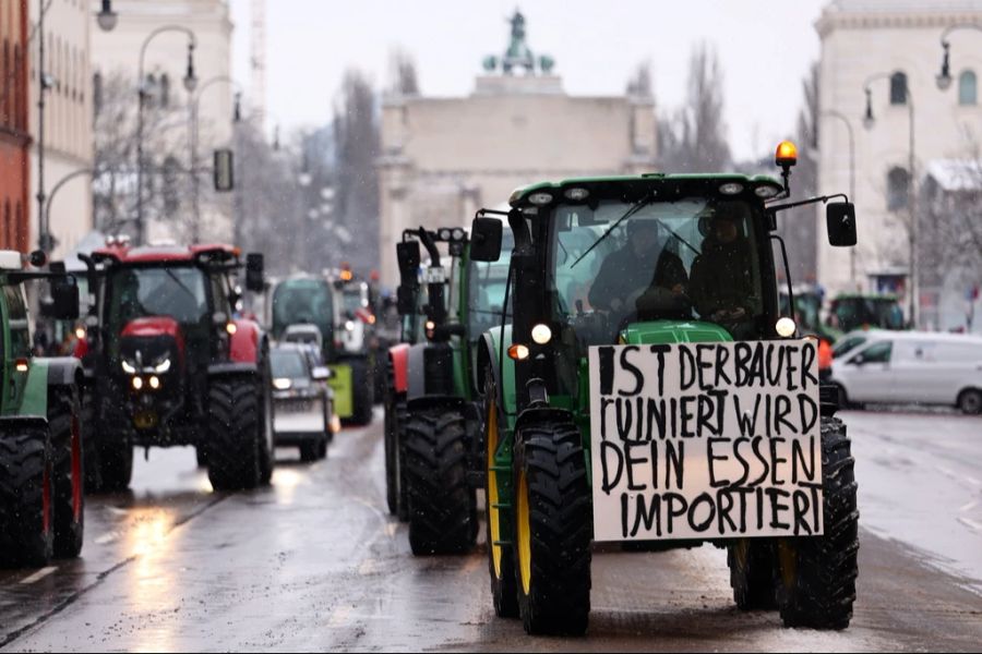 Entsprechend hat der Bauernverband zu einer Aktionswoche aufgerufen: Sie soll am 15. Januar in einer Grossdemonstration in der Hauptstadt gipfeln. (Symbolbild)