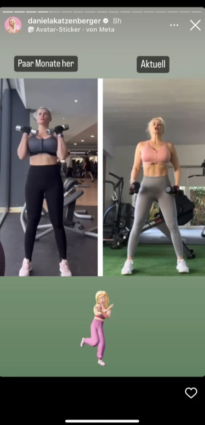Daniela Katzenberger hat abgespeckt. Doch damit verschwanden auch die Rundungen an gewissen Stellen. Daniela Katzenberger