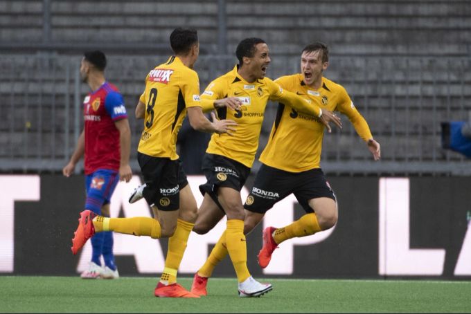 Marvin Spielmann schiesst YB gegen Basel zum Cupsieg. Marvin Spielmann FC Baden