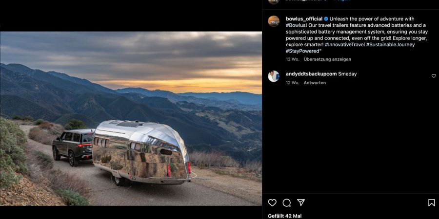Mit seinem Camping-Trailer Endless Highways Performance Edition bietet Bowlus luxuriösen Komfort mit Ausnahmedesign.