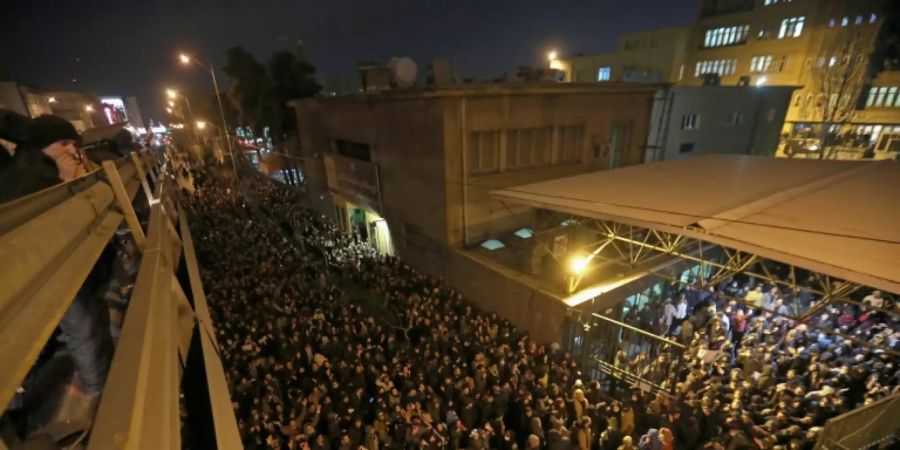 Proteste an der Amir-Kabir-Universität in Teheran