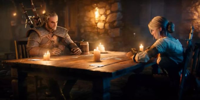 Ausschnitt aus dem Cinematic-Trailer der Fantasy-Spiels. Gwent - The Witcher Card Game