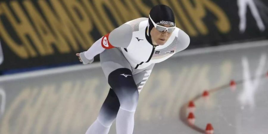 In Hamar abgeschlagen: Claudia Pechstein. Foto: Rick Bowmer/AP/dpa