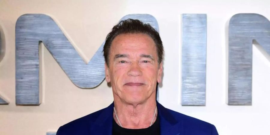 Arnold Schwarzenegger dreht Filme mit seinen tierischen Mitbewohnern. Foto: Ian West/PA Wire/dpa