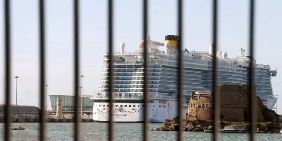 Die in Civitavecchia blockierte «Costa Smeralda»