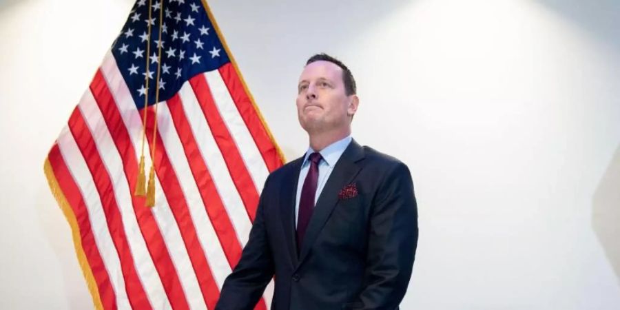 Richard Grenell nimmt an einer Pressekonferenz in der US-Botschaft in Berlin teil. Foto: Kay Nietfeld/dpa