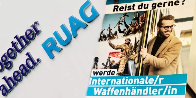 Anzeigen im ÖV - Sucht die Ruag «internationale Waffenhändler»?