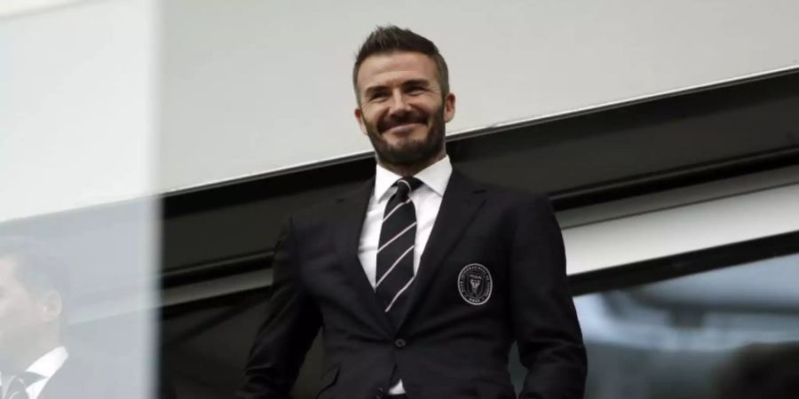 Musste mit seinem Club FC Inter Miami im ersten Spiel eine Pleite hinnehmen: David Beckham. Foto: Marcio Jose Sanchez/AP/dpa