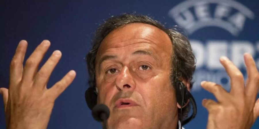 Kehrt auf die Fussball-Bühne zurück: Michel Platini. Foto: Abir Sultan/EPA FILE/dpa