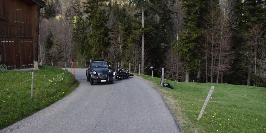 Unfallsituation in Herisau