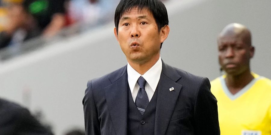 Sieht sich in der Verantwortung: Japan-Coach Hajime Moriyasu.