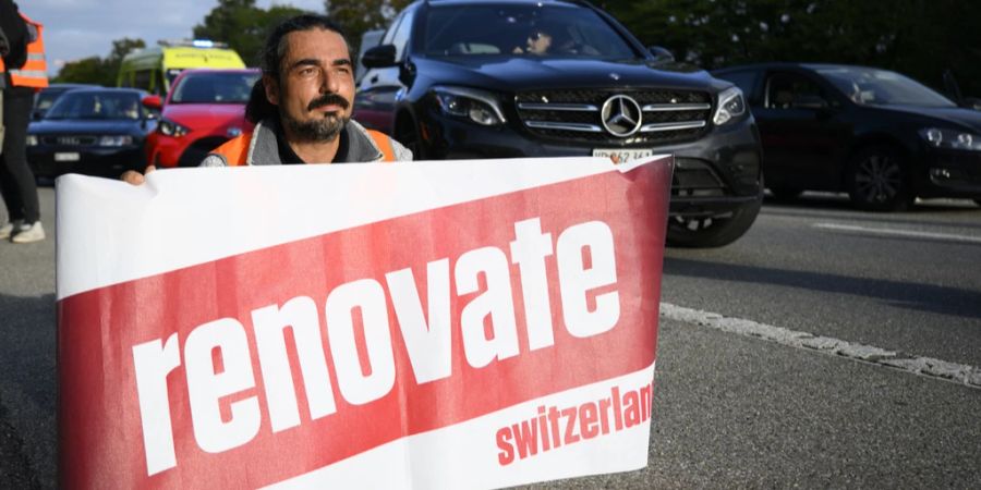 Renovate Switzerland Klimanotstand Ungehorsam