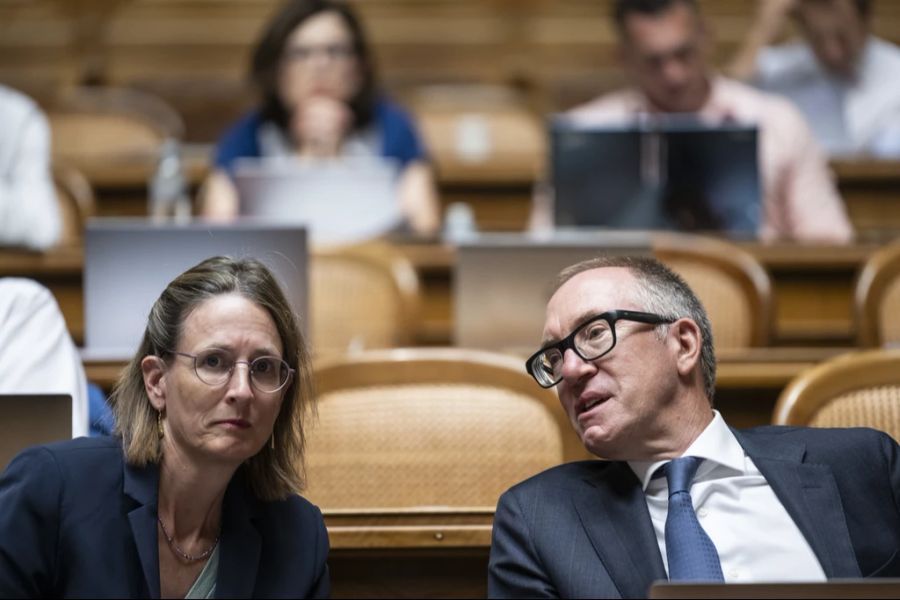 Gleiches gilt für seinen Parteikollegen, den Grünliberalen Michel Matter (rechts) aus dem Kanton Genf.