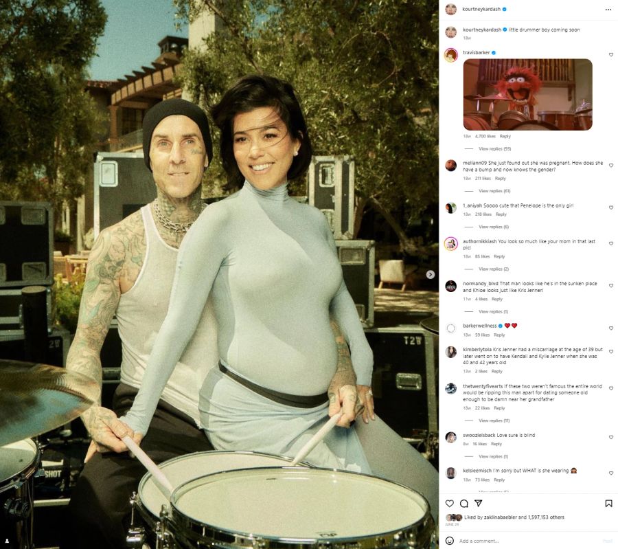 Kourtney Kardashian Travis Barker