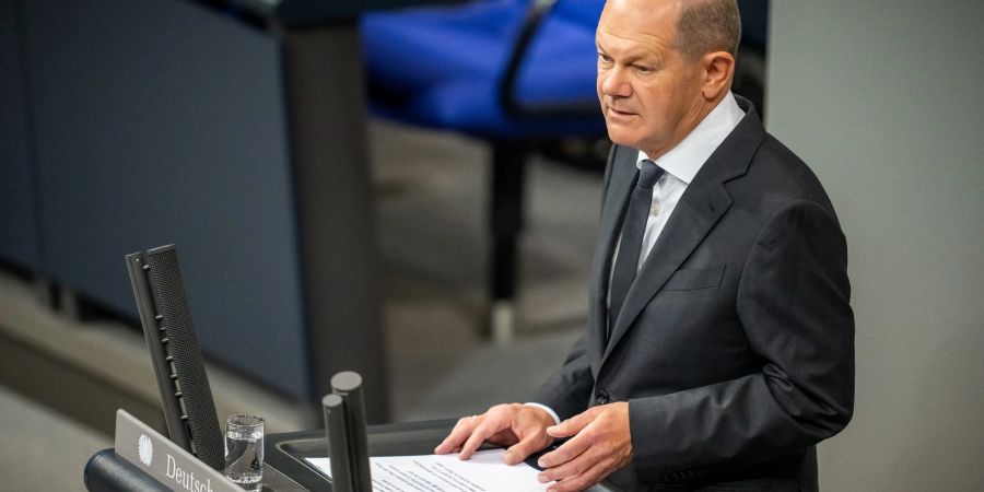 Deutschlands Kanzler Olaf Scholz