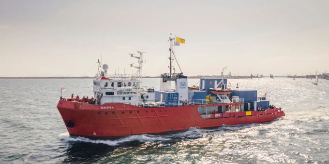 Die «Sea-Eye 4» hat mehr als 140 Bootsflüchtlinge nach Italien gebracht. (Archivbild) Sea-Eye Italien