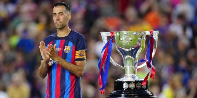 Sergio Busquets zieht es wie Lionel Messi zu Inter Miami. Sergio Busquets