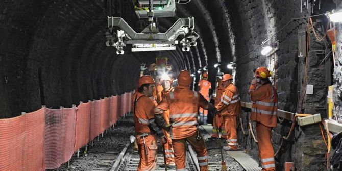 Lötschberg-Bahn-Scheiteltunnel