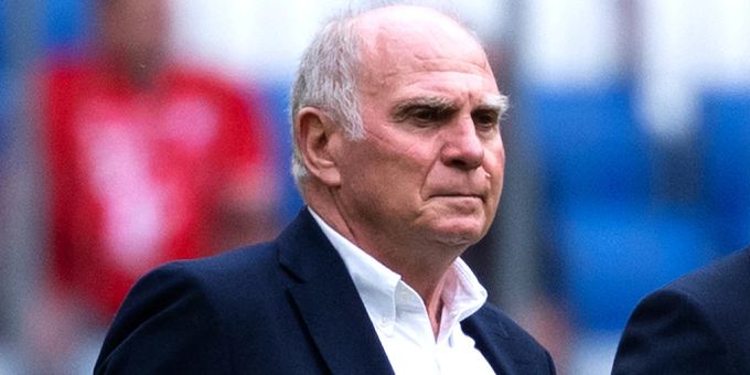 Uli Hoeness glaubt an Konrad Laimer. Konrad Laimer Uli Hoeness