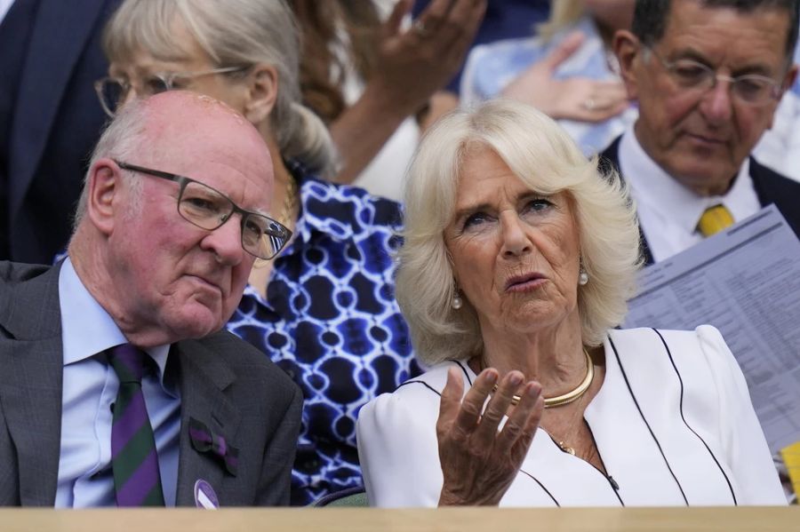 Camilla sass diese Woche in der Royal Box.