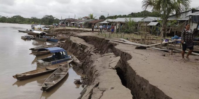 In Peru bebte am Sonntag die Erde. Peru Erdbeben
