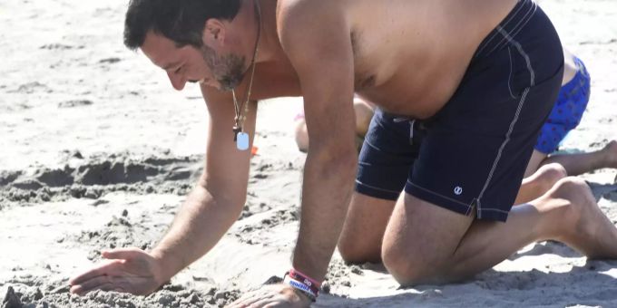 Salvini auf Sommertour