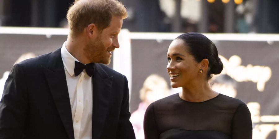 Prinz Harry und Meghan Markle besuchen die Europa-Premiere von «König der Löwen» im Leicester Square.