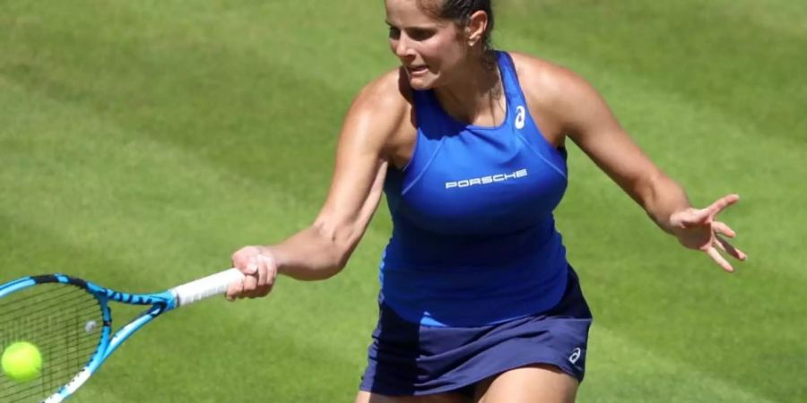 Julia Görges ist beim Rasen-Tennisturnier in Birmingham ins Endspiel eingezogen. Foto: Tim Goode/PA Wire