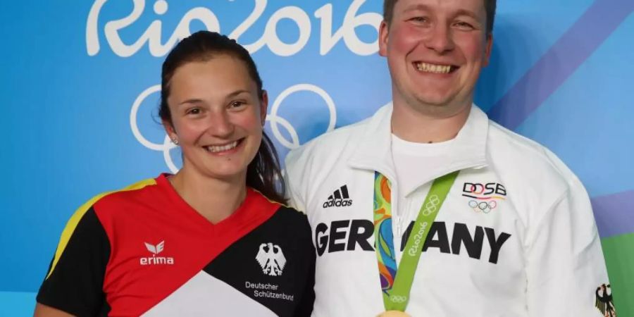Sandra und Christian Reitz gewannen in Minsk die erste Medaille für Deutschland. Foto: Friso Gentsch