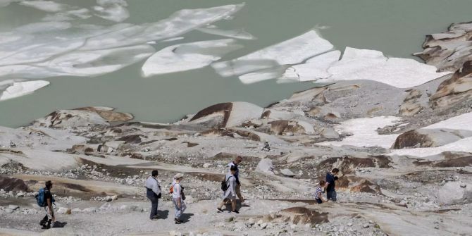 Gletscher Schweiz Klimawandel