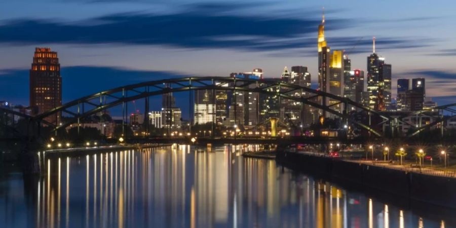 Bankenskyline in Frankfurt am Main